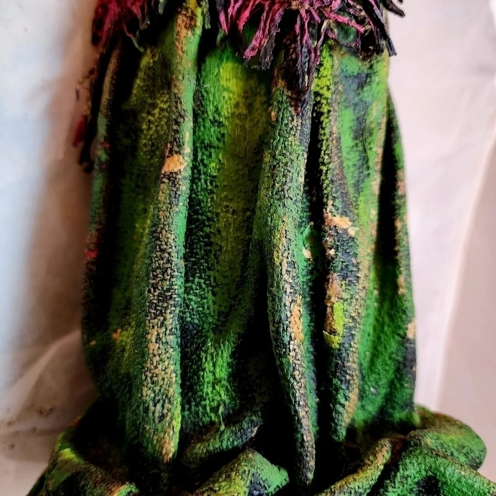 Vintage Wiseman Christmas Nativity Replacement Wine Bottle Paint Fabric Handmade